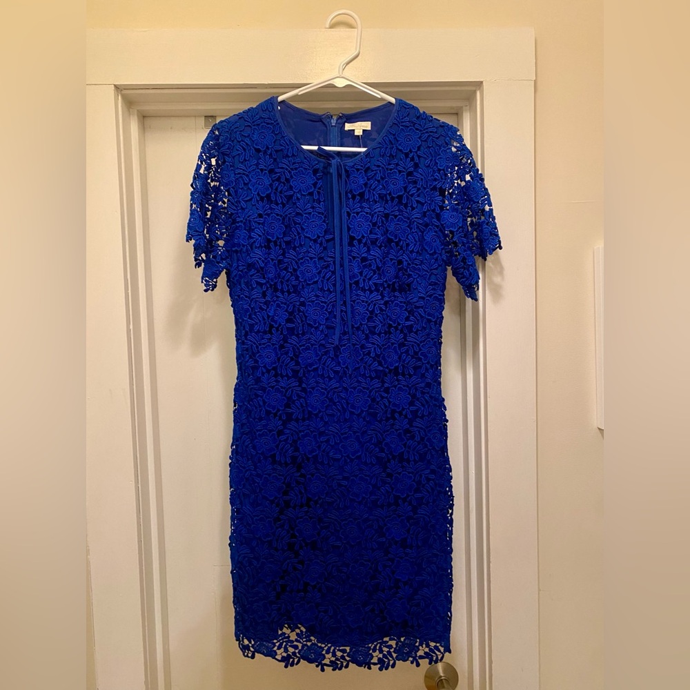 Cobalt Blue Shoshanna Cocktail/Wedding Guest Dress